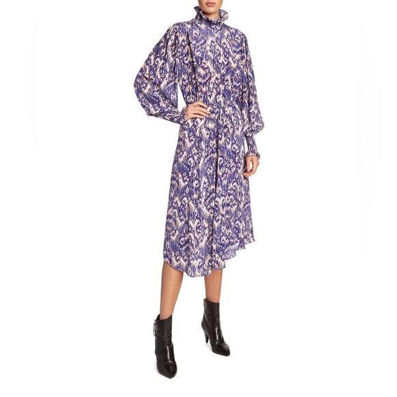 ISABEL MARANT ETOILE Yescott High Neck Midi Dress - Picture 7 of 12